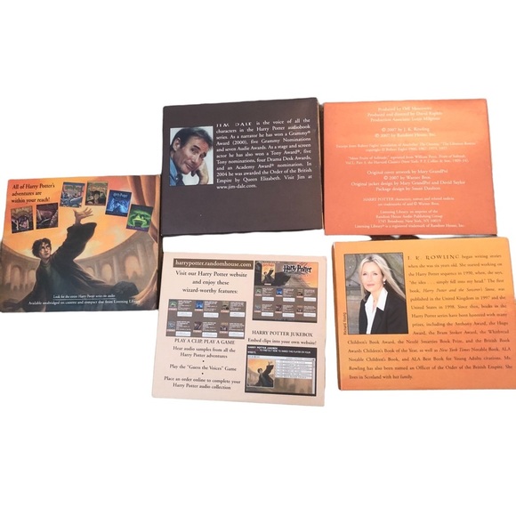 Harry Potter and The Deathly Hollow CD Set Performance by Jim Dale - Picture 8 of 13